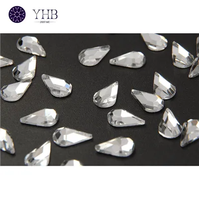 Flatback Nail Art Drop 4300 fantazyjnych kształtów kryształowych kamieni Ab